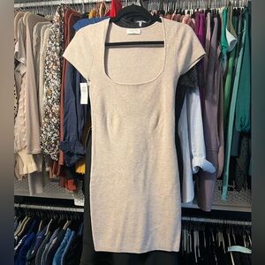 Short ribbed bodycon. Size Medium. NWT